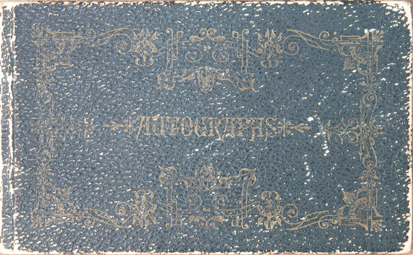 Maggie Jacob's Autograph Book, Cover