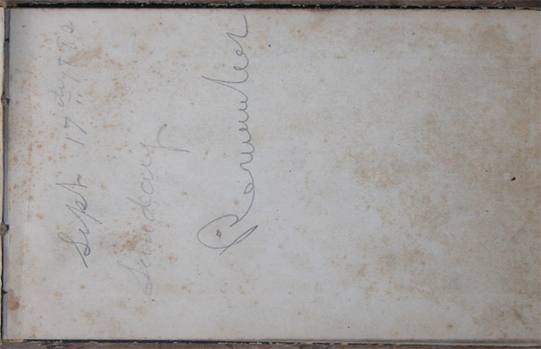 Maggie Jacob's Autograph Book, Page 1