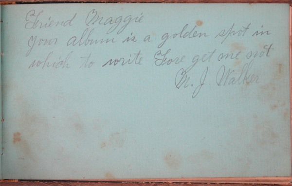 Maggie Jacob's Autograph Book, Page 26