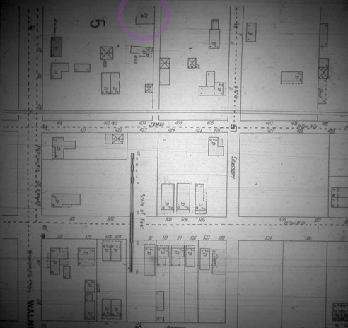 Abbott Ice and Packing Plant, Sanborn Map, 1901