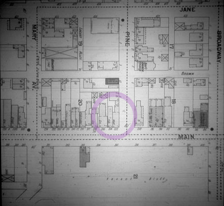 Abbott Meat Market, Sanborn Map, 1901