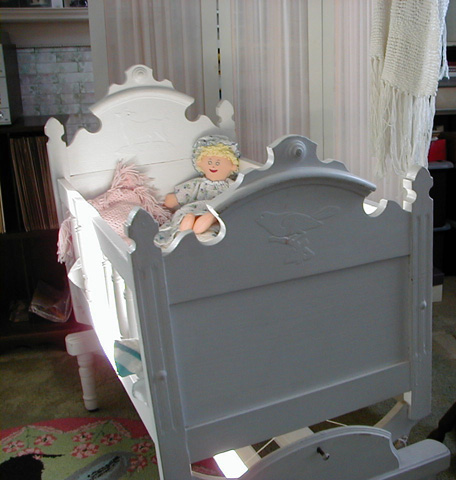 Abbott Family Cradle Footboard