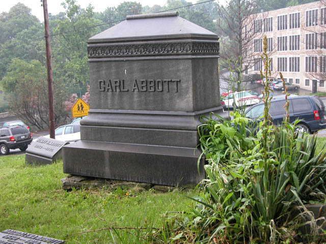 Charles and Magdalena Hetrick Abbott Headstone Markers